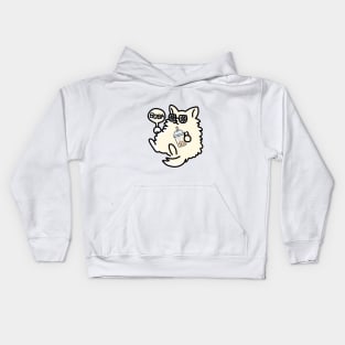 Boba Cat Is The Boss! Kids Hoodie